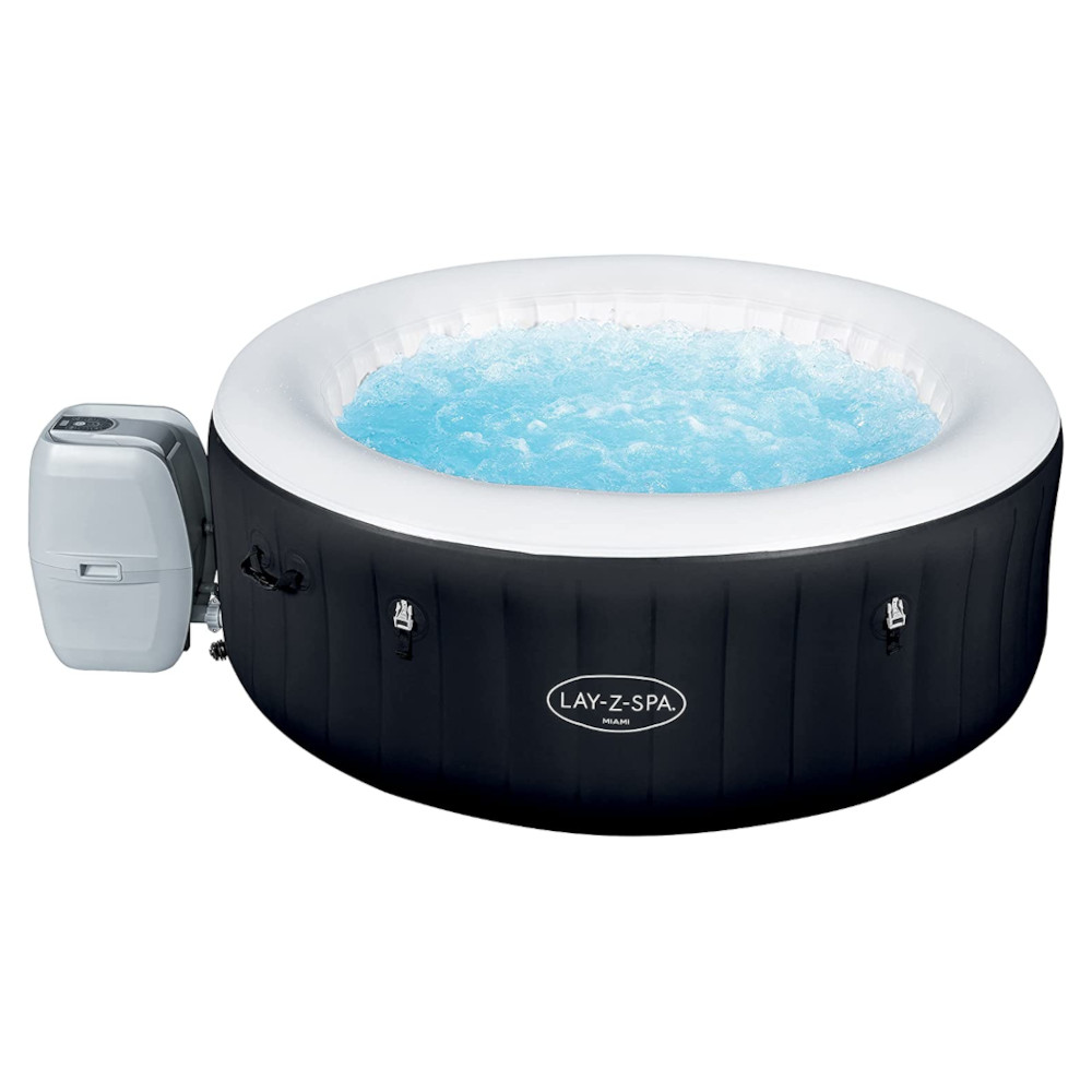 Piscina idromassaggio gonfiabile miami bestway lay-z-spa - 180x66 cm.